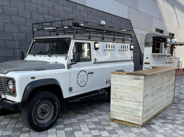 Landrover Conversion - Beech and Birch - Morepour Drinks Dispense