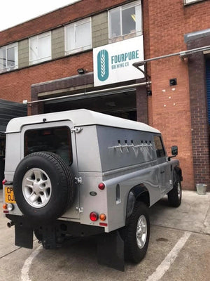 Landrover beer tap conversion for Fourpure - Morepour Drinks Dispense