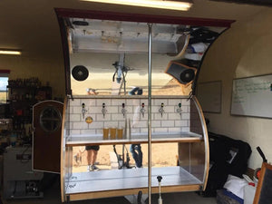 Teardrop caravan bar conversion (The Crafty Caravan)