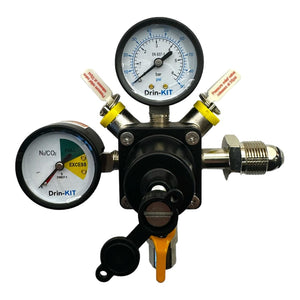 Mixed gas primary regulator beer valve | bottle mounted