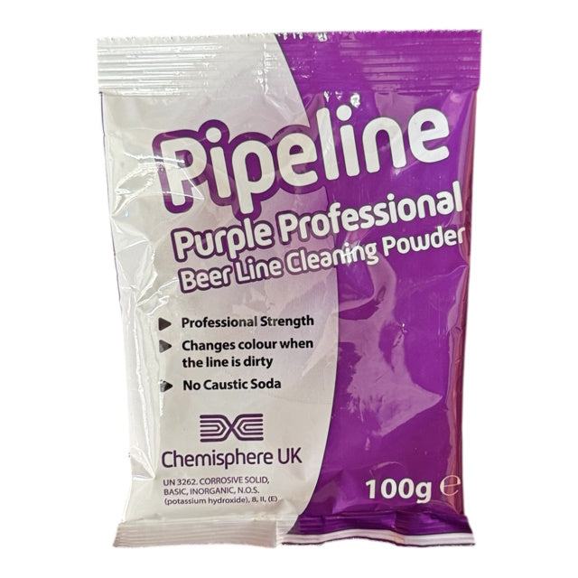 Pipeline Professional Purple Beer Line Cleaning Powder 100g – Morepour ...