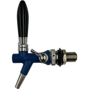 Blue ACE compensator beer tap 1/2'' thread 5/16'' inlet 35mm Shank