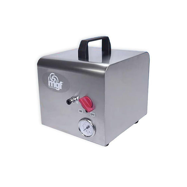 MGF Compressors - Mini bev air compressor (suitable to run 2 keykegs or similar) - Morepour Drinks Dispense