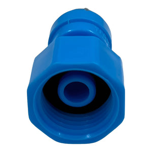 3/8 x 1/2'' bsp keg coupler fitting (Blue)