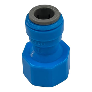 3/8 x 1/2'' bsp keg coupler fitting (Blue)