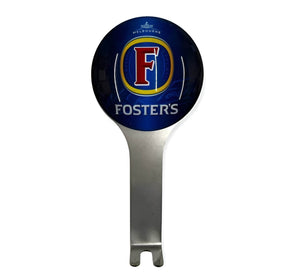 Badge holder for Lindr beer dispenser