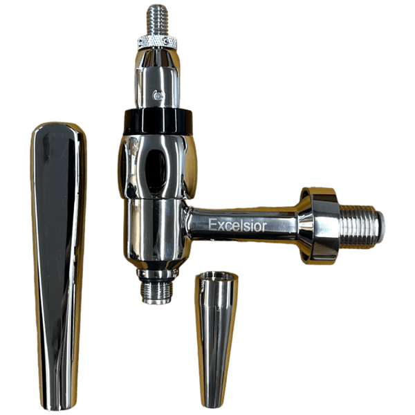 Chrome beer tap 5/16 inlet - Morepour Drinks Dispense