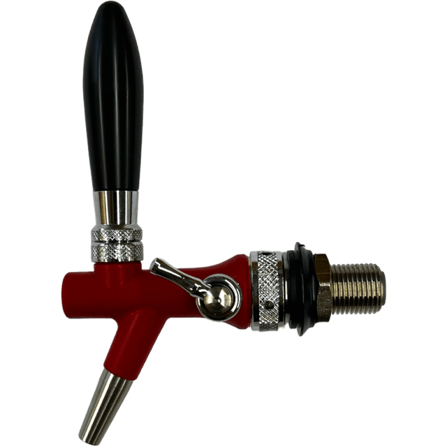 Red ACE compensator beer tap 1/2'' thread 5/16'' inlet 35mm – Morepour ...